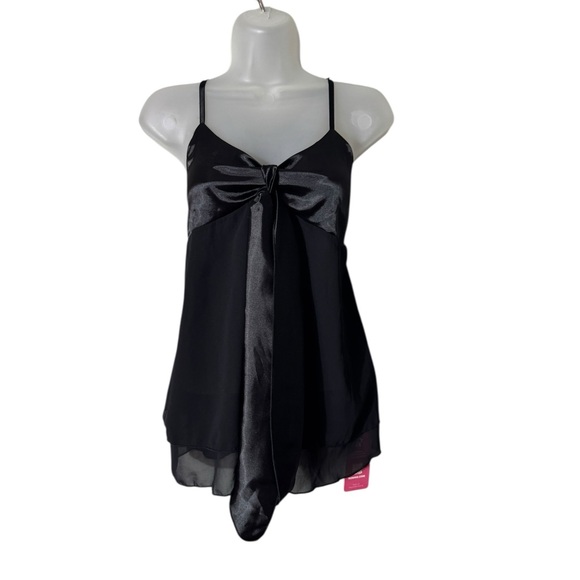 ROMWE Tops - Y2K Romwe Babydoll Top Small Festival Dark Romantic‎ Fairy Grunge Feminine Black